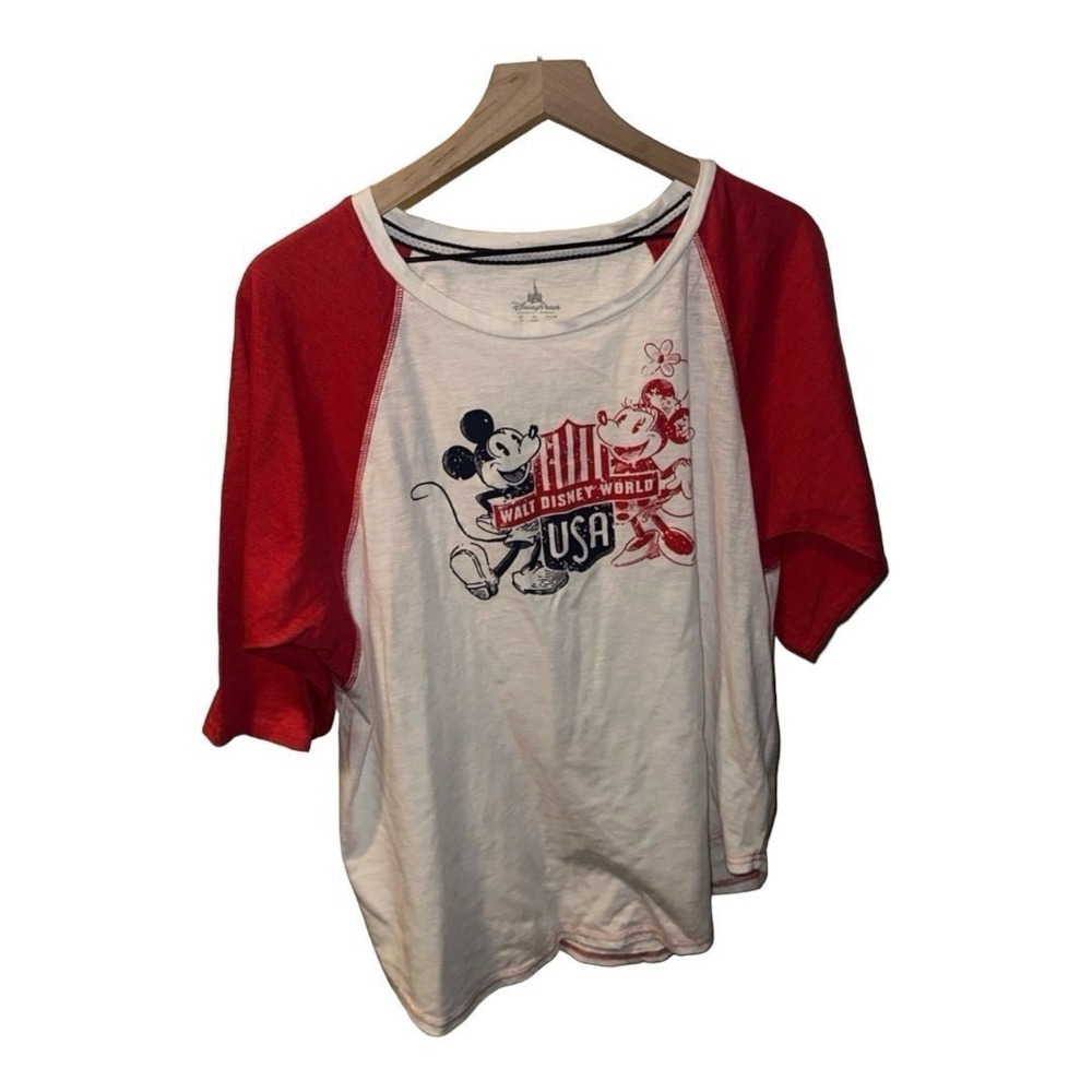 Disney Parks Mickey Minnie Mouse Walt Disney World USA T-Shirt XL
